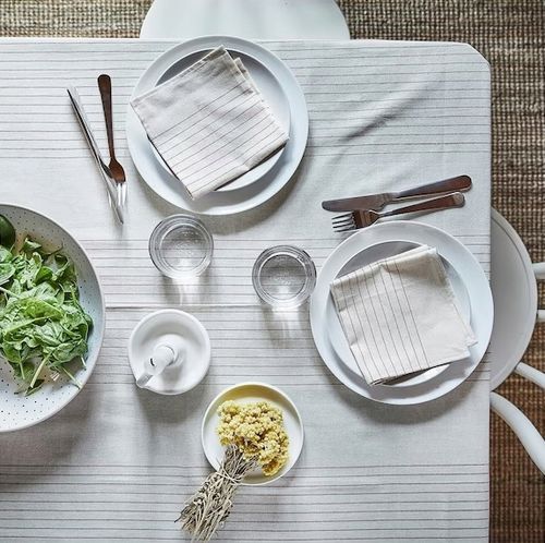 IKEA OFTAST ZESTAW TALERZY I MISEK ZASTAWA 32 SZT na Arena.pl