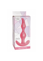 plug anal plug bent anal plug pink