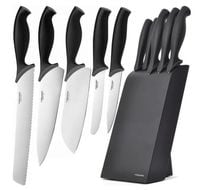 ZESTAW 5 NOŻY W BLOKU FISKARS CONTROL 1073023 CZARNY – JAPOŃSKA STAL 52 HRC