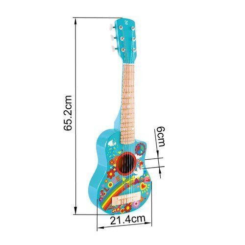HAPE Drewniana gitara Flower Power na Arena.pl