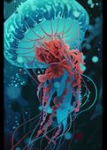 Plakat 67,5x95cm Meduza - Tańcząca z Wodami