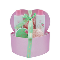 Aurora Zestaw prezentowy Serce różowe 5 produktów