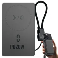 Powerbank szybkie ładowanie QC i PD 10000 mAh 20w usb-c bezprzewodowy