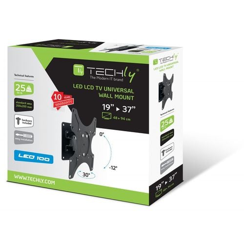 Uchwyt ścienny Techly 13"-37", 25kg obrotowy na Arena.pl