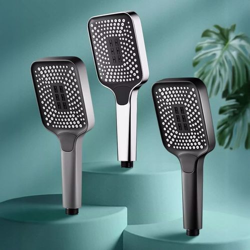 Słuchawka prysznicowa natryskowa 3 funkcje ekologiczna ANTICALC chrom duża na Arena.pl