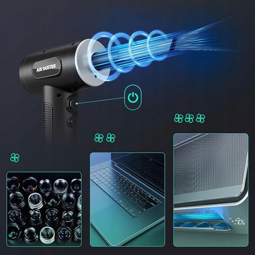 ODKURZACZ RĘCZNY SAMOCHODOWY BEZPRZEWODOWY DO AUTA DOMU 2W1 DMUCHAWA na Arena.pl