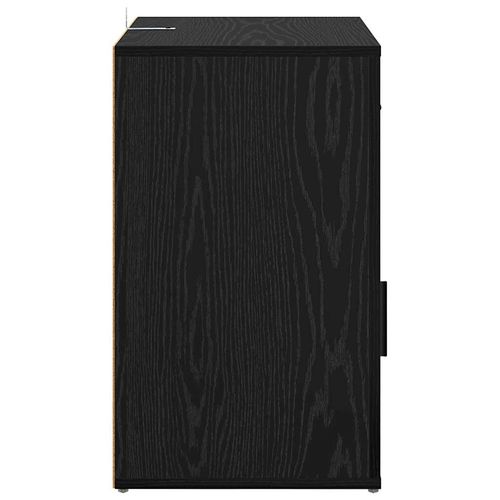 Szafka Nocna Czarny dąb 50 x 36 x 60 cm Materiał drewnopochodny na Arena.pl