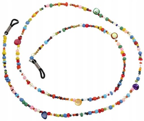 Elegancki Kolorowy Letni Łańcuszek Do Okularów na Arena.pl