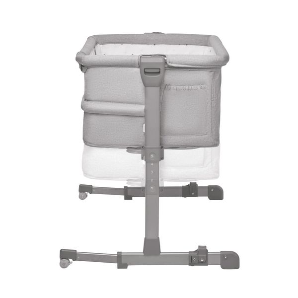 KINDERKRAFT Łóżeczko dostawne NESTE UP GREY LIGHT MELANGE zdjęcie 5