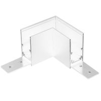 Natynkowy łącznik L Komatsu 6516 Shilo do systemu magnetycznego biały