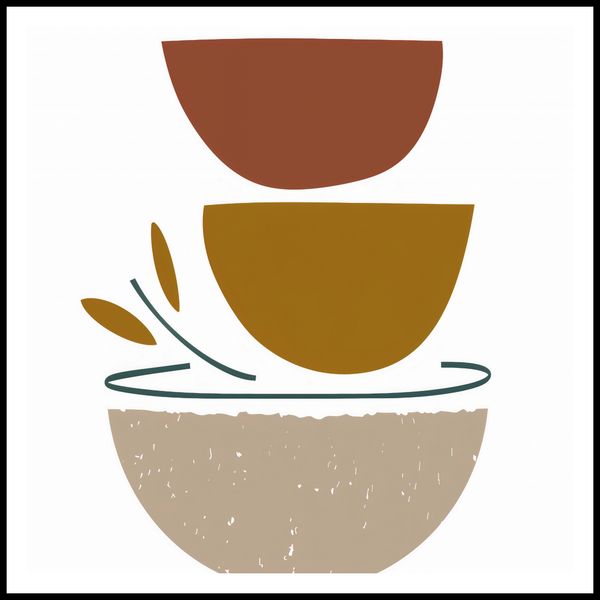 Plakat 80x80cm Spójna Forma zdjęcie 3