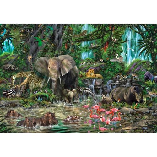 Puzzle 2000 elementów Afrykańska Dżungla na Arena.pl