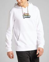 LEE PRIDE HOODIE MĘSKA BLUZA Z KAPTUREM LOGO WHITE L82RSP12 L