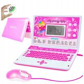 LAPTOP DLA DZIECI EDUKACYJNY DO NAUKI LITEREK LICZENIA 120 OPCJI ZABAWKA