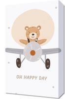 Obraz 30x50cm Wzory dla Dzieci, Dziewczynki i Chłopca - Misio