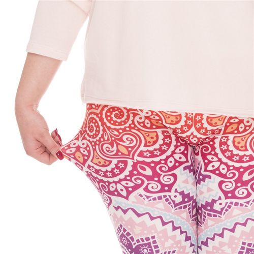 LEGGINSY PLUS SIZE AZTEC ROUND OMBRE na Arena.pl