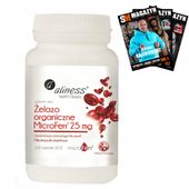 ŻELAZO ORGANICZNE MICROFERR 25 mg 100 TAB ALINESS