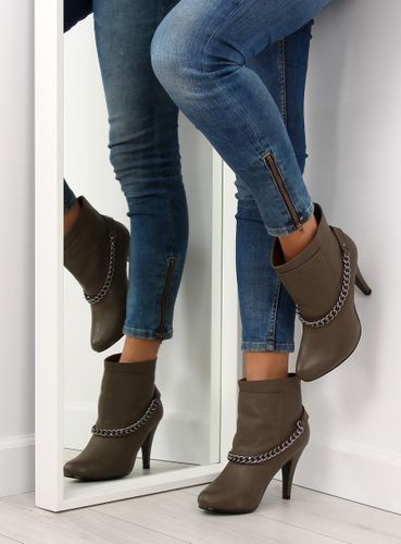 Botki łańcuch 2010-3 KHAKI - 39 na Arena.pl