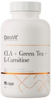 OstroVit CLA + Green Tea+ L-carnitine zielona herbata karnityna 90