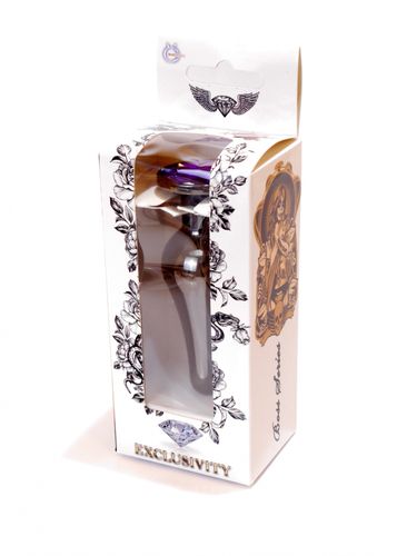 plug jewellery dark silver butt plug  purple na Arena.pl