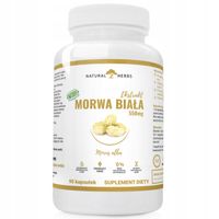 Morwa Biała Ekstrakt 550mg 10:1 Niski cukier 90kap