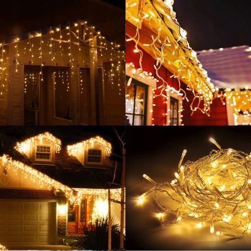 GIRLANDA LED ŚWIĄTECZNA 5M 150 LAMPEK KURTYNA DO DOMU WNĘTRZA NA ZEWNĄTRZ na Arena.pl
