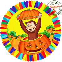 Opłatek na tort Ciekawski George