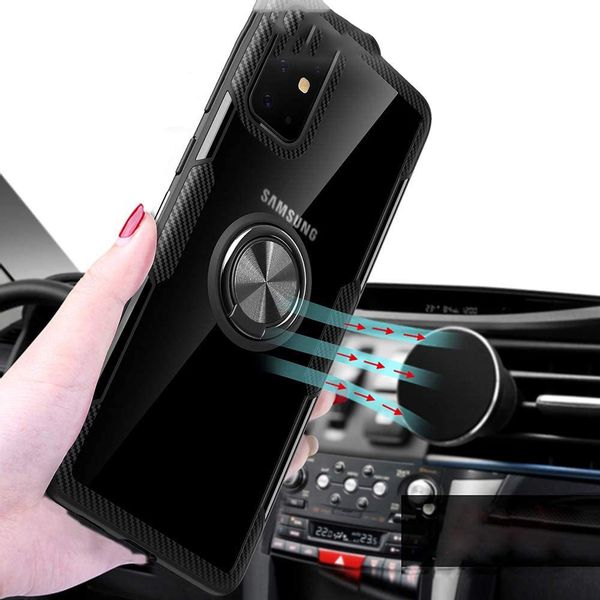 Pancerne Etui plus Ring do Samsung Galaxy S20 czarny zdjęcie 4