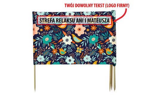 PARAWAN PLAŻOWY Ptaszki z indywidualnym napisem 3 PANELE 72.3 na Arena.pl