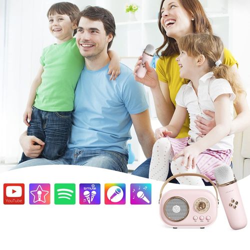 MIKROFON BEZPRZEWODOWY KARAOKE GŁOŚNIK BLUETOOTH C20 PLUS + 2 MIKROFON na Arena.pl