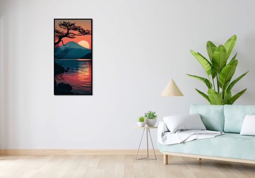 Plakat 50x100cm Góra Wieczorem na Arena.pl