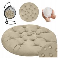 PODUSZKA OKRĄGŁA 95 CM WODOODPORNA NA HUŚTAWKĘ OGRODOWĄ FOTEL KOKON WISZĄCY