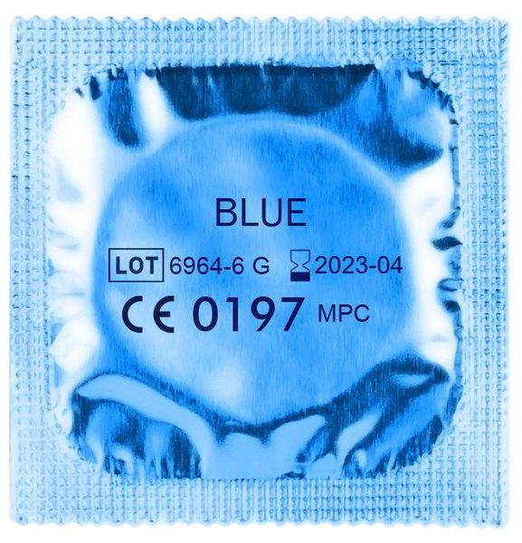 Niebieska Prezerwatywa - Amor Blue (1Szt.) zdjęcie 1
