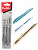 MAKITA Zestaw brzeszczotów do piły szablastej 3 szt różne materiały