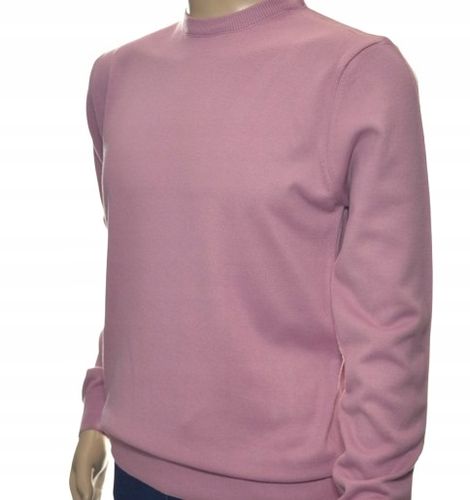 Sweter męski z kaszmiru i wełny merynosów kaszmirowy XL wrzosowy 162 na Arena.pl