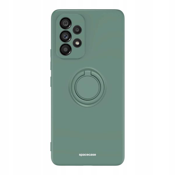 Spacecase Silicone Ring Galaxy A53 5G Dark Green zdjęcie 7