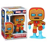 funko pop! marvel gingerbread iron man 934