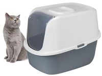 DUŻA KUWETA TOALETA KRYTA DLA KOTA NA ŻWIREK