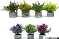 kwiat sztuczny w doniczce