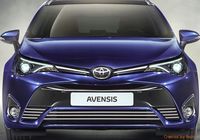 Toyota AVENSIS T27, T28 - Listwy na Grill CHROM chromowane