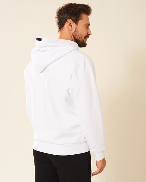 Bluza męska bawełniana kangurka biała Nelson Rozmiar - XL zdjęcie 4