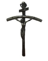 krzyż papieski metalowy  duży  24cm z zawieszką