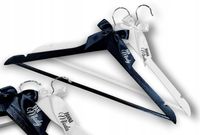 WIESZAKI ŚLUBNE wesele Panna Młoda Pan Młody drewniane ZE WSTĄŻKĄ