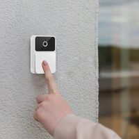 BEZPRZEWODOWY DZWONEK Kamera do drzwi WIFI dwukierunkowy domofon 800mAh