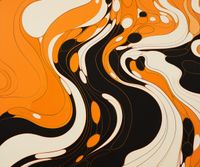 Plakat 60x50cm Tańczący Atrament