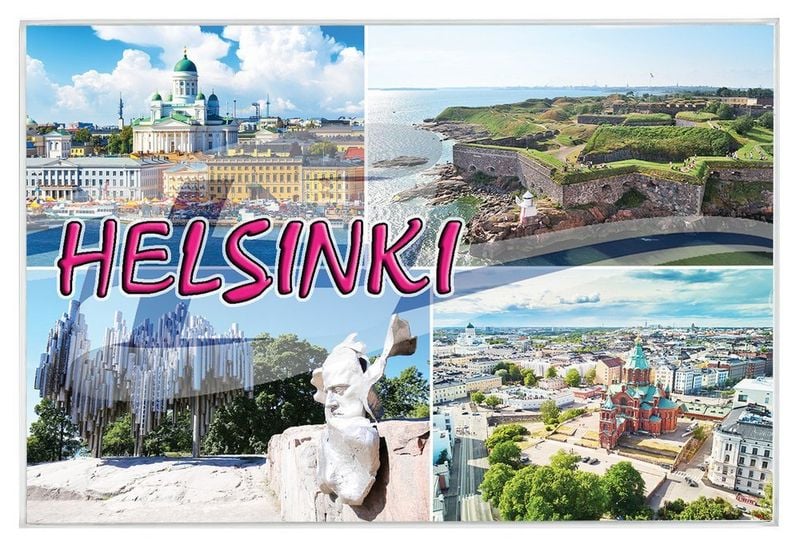 Helsinki - magnes szklany zdjęcie 1