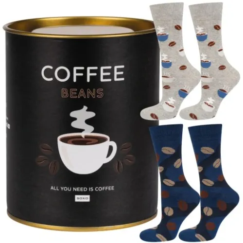 KAWA W PUSZCE SOXO PREZENT DLA TATY DLA DZIADKA SKARPETKI ROZM. 40-45 na Arena.pl