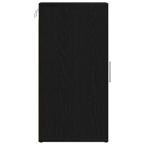 Szafka na buty, czarny dąb, 32x35x70 cm materiał drewnopochodny na Arena.pl