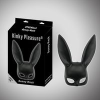 Maska   Bunny Mask Black