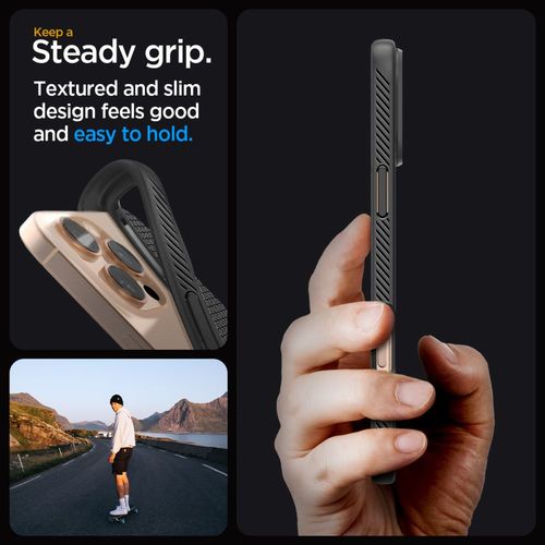 etui case na iphone 16 pro liquid air - czarne na Arena.pl